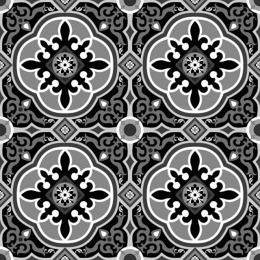 Kusursuz Portekiz ve İspanya modern stil fayans dekoru için küçük desen.