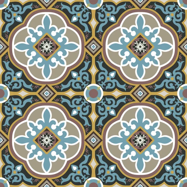 Kusursuz Portekiz ve İspanya modern stil fayans dekoru için küçük desen.