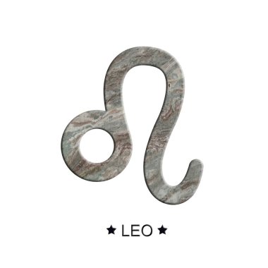 Yıldız falı tasarımı 12 burç sembolünden biri gri mermer dokuya sahiptir..