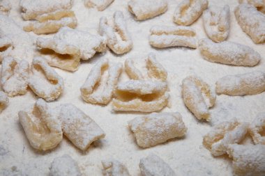 Preparing pasta,gnocchi alla sorrentina