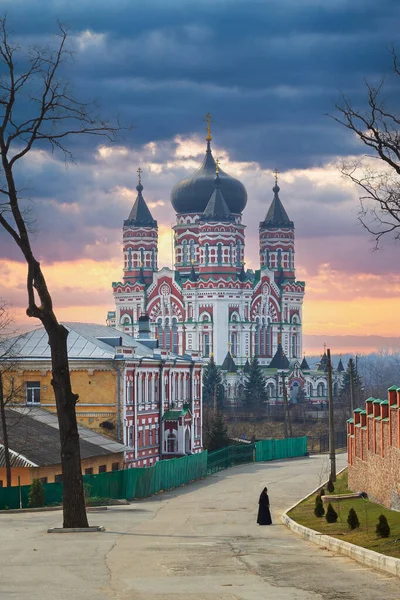 Kyiv 'deki Aziz Panteleimon Manastırı. Yüksek kalite fotoğraf