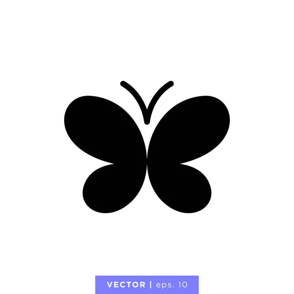 Schmetterling Symbol Vektor Illustration Design Vorlage Stockillustration