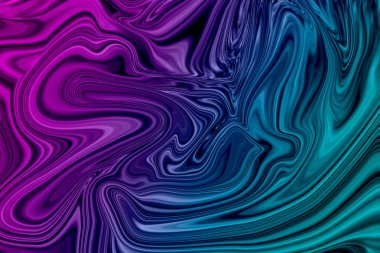 Mor ve mavi tonlarda sıvı halinin dokusu.