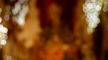 Soyut sahne arkaplanı ve şenlikli detaylar. Yeni yıl ve aile şenliği kavramı