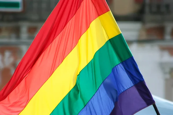 LGBT pride flag - LGBT rainbow colours horizontal