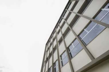 external view of newly built new building - exterior architecture