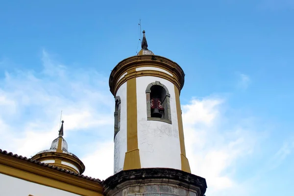 Oliveira Minas Gerais Brasil Fevereiro 2023 Detalhe Torre Igreja Nossa — Fotografia de Stock