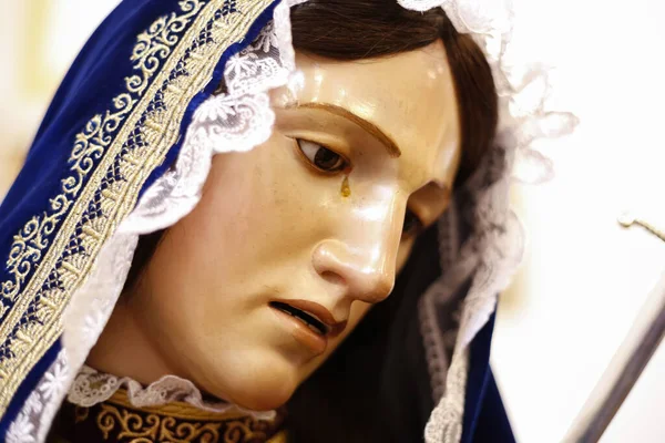 Onze Lieve Vrouw Van Dolkens Standbeeld Van Afbeelding Nossa Senhora — Stockfoto