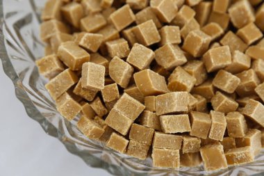 Lezzetli parti şekeri, kutlama şekeri, süt kreması