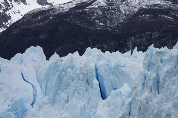 Κορυφές Του Παγετώνα Παγετώνας Στο Εθνικό Πάρκο Peninsula Magallanes Εθνικά — Φωτογραφία Αρχείου