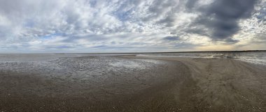 Campos del Tuy milli parkının yakınında bir sahil. Arjantin 'de San Clemente çevresi. 