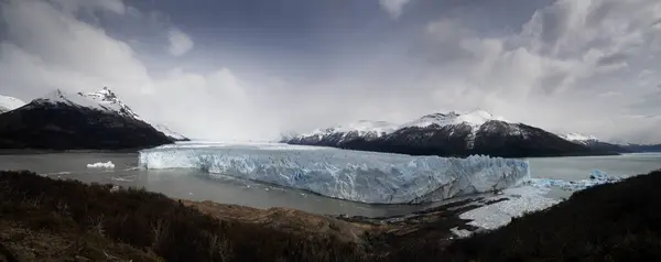 Γλώσσα Παγετώνα Στην Αργεντινή Διάσημος Παγετώνας Perito Moreno Στην Παταγονία — Φωτογραφία Αρχείου