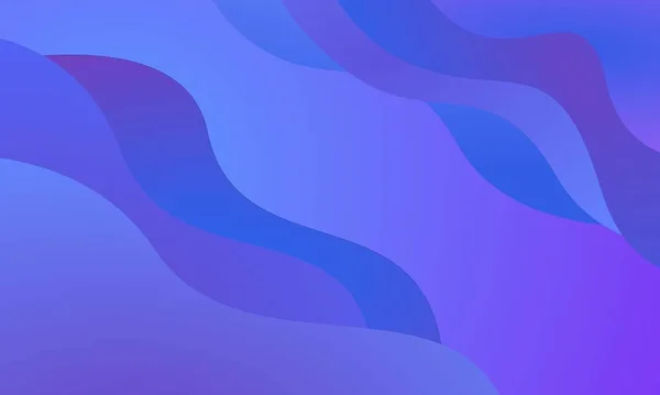 Абстрактний Хвилястий Синій Фіолетовий Градієнтний Фон Два Кольори Тла Хвильовим — стокове фото