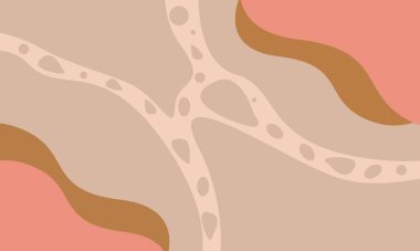 Soyut organik pastel renk arkaplanı. Kopya boşluklu estetik arkaplanlar.