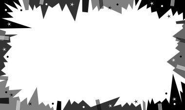 Fotokopi alanlarıyla basit siyah beyaz geometri arkaplanı. Sunum için tek renkli basit arkaplan.