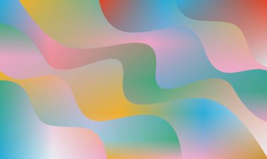 Renkli gökkuşağı gradyan arkaplan vektör sanatı