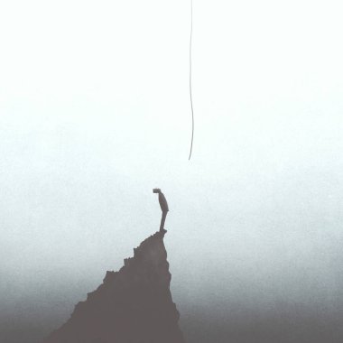 Bilinmeyen olasılıkların gösterimi, gökyüzünden yardım, gerçeküstü konsept