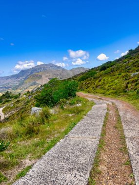 Cape Town 'daki Masa Mountai' de nefes kesici manzaralarla çevrili engebeli yürüyüş yolları.