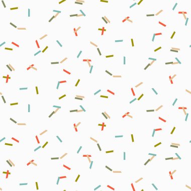 Renkli soyut konfeti serpintisiz desen arkaplanı