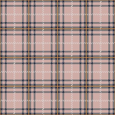 Klasik tüvit kumaş deseni. Geometrik kontrol izi pembe ve soluk renkte. Klasik İngilizce arka plan Glen ekoseli tekstil moda tasarımı, yün gömlekler ya da mutfak giysileri