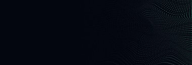 Mavi teknoloji arkaplan soyut benekli piksel element ağı. Soyut finans sektörü teknoloji bilimi manzarası.