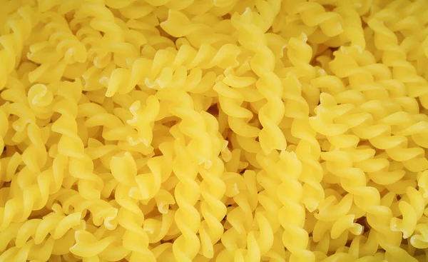 Close Italian Fusilli Macaroni Pasta Hintergrund Oder Textur — Stockfoto