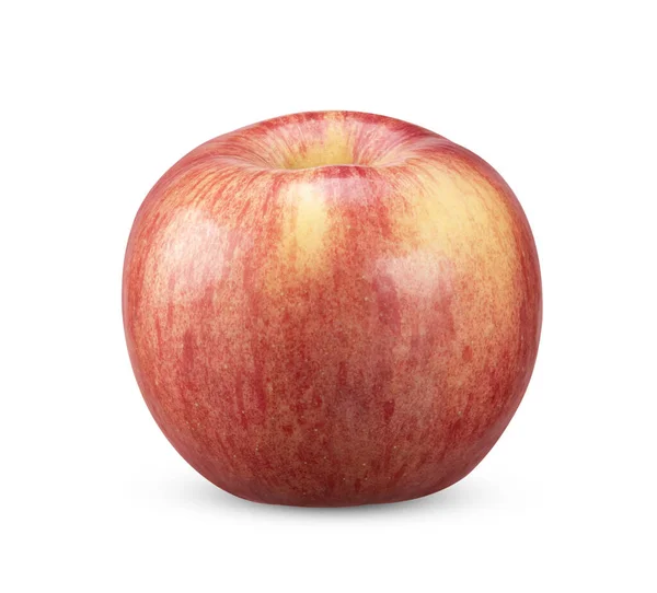 Rode Appel Geïsoleerd Witte Achtergrond Uitknippad Van Apple — Stockfoto