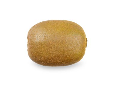 Kiwi beyaz arka planda izole edildi. kiwi kırpma yolu.