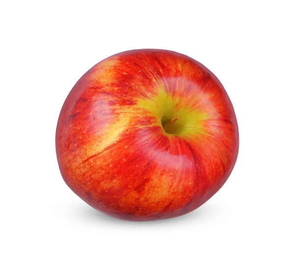 Червоне Яблуко Ізольовано Білому Тлі Шлях Відсікання Apple — стокове фото