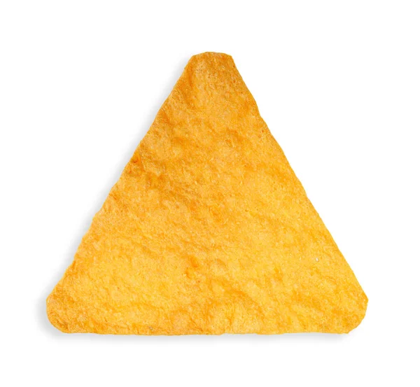 Driehoek Snack Geïsoleerd Witte Achtergrond Snackclippad — Stockfoto