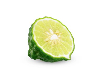 Bergamot beyaz arka planda izole edildi. bergamot kırpma yolu                               