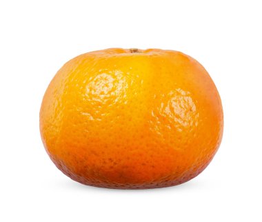 Turuncu beyaz arka planda izole edilmiş. Turuncu Kırpma Yolu