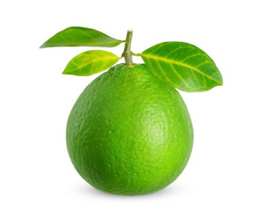 Arazi portakalı beyaz arka planda izole edilmiş. Acidsiz turuncu kırpma yolu.