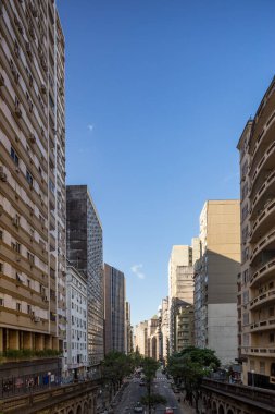 Porto Alegre / Rio Grande do Sul / Brazil - 26 Kasım 2022: Borges de Medeiros Caddesi