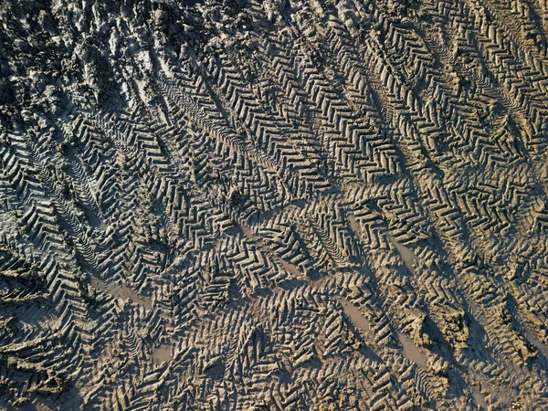 Şeker Pancarı Dökümü Pipetle Kaplanmış Bir Kazığın Üzerinde Yığının Etrafındaki — Stok fotoğraf