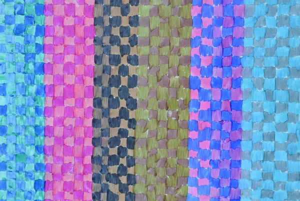 People Design Own Tile Patterns Limits Imagination Fix Creative Pattern — Stock Photo, Image