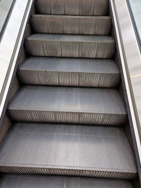 Servicio Ajuste Escaleras Mecánicas Viajero Lubricación Revisión Periódica Del Funcionamiento — Foto de Stock