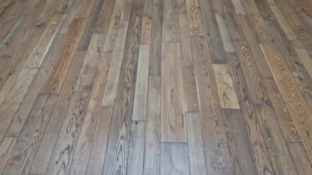 Ist Das Beste Holz Für Fußböden Innenbereich Arten Von Laubholzböden — Stockvideo