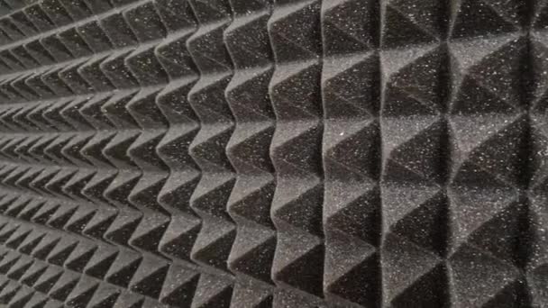 Matériaux Bruit Pour Garnitures Portes Studios Enregistrement Mousse Avec Motif — Video