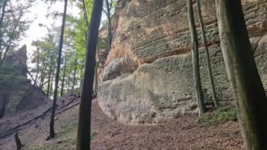 Duvarları ve mağaraları olan kayalık bir vadi. Yürümek için sessiz bir meditasyon alanı. Mamut avcıları eskiden burada uyurlardı.