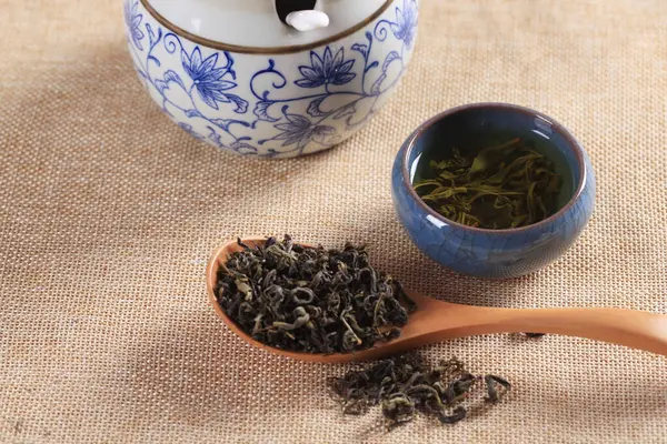 Chinese tea, Chinese black tea, close-up