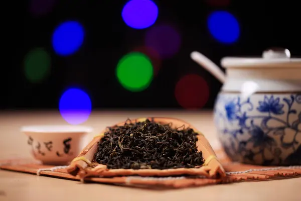 Chinese tea, Chinese black tea, close-up