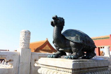 The Forbidden City (Palace Museum) in China, China's building of Beijing the imperial palace clipart