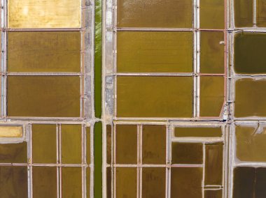 Tuz tarlasının manzarası, tuz tarlasının havadan çekilmiş fotoğrafı.