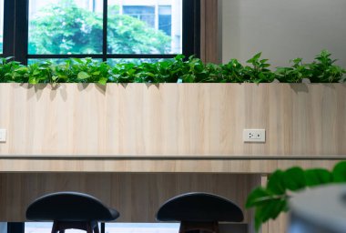 Modern ofis alanı, ofisteki işbirliği yaşam alanı..