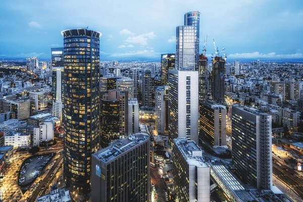 Geceleri İsrail 'de Skycraper