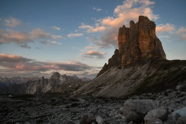 Tre Cime di Lavaredo 'da gün doğumu