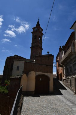 Langhe 'deki Govone manzarası