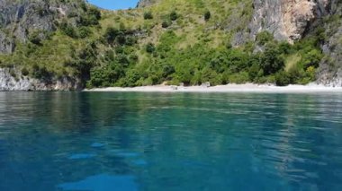 Scario 'dan Infreschi' ye ve Massetta 'nın Cilento, İtalya' daki güzel deniz koruma alanı..