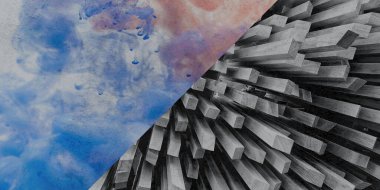 Buruşmuş ve lekeli kağıt dokusu arkaplanı